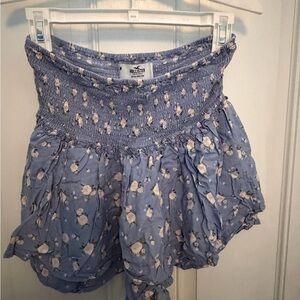 Hollister Light Blue Floral Skirt